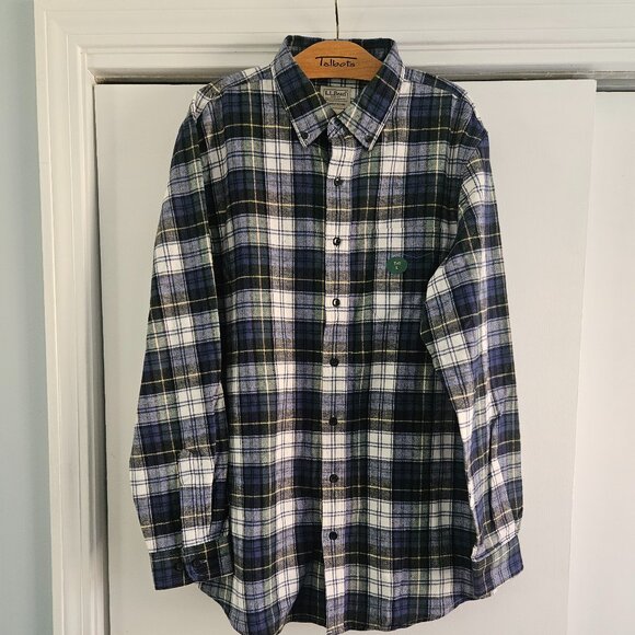 L.L. Bean Other - LL Bean Large Tall Plaid Flannel Button Down Shirt NWT